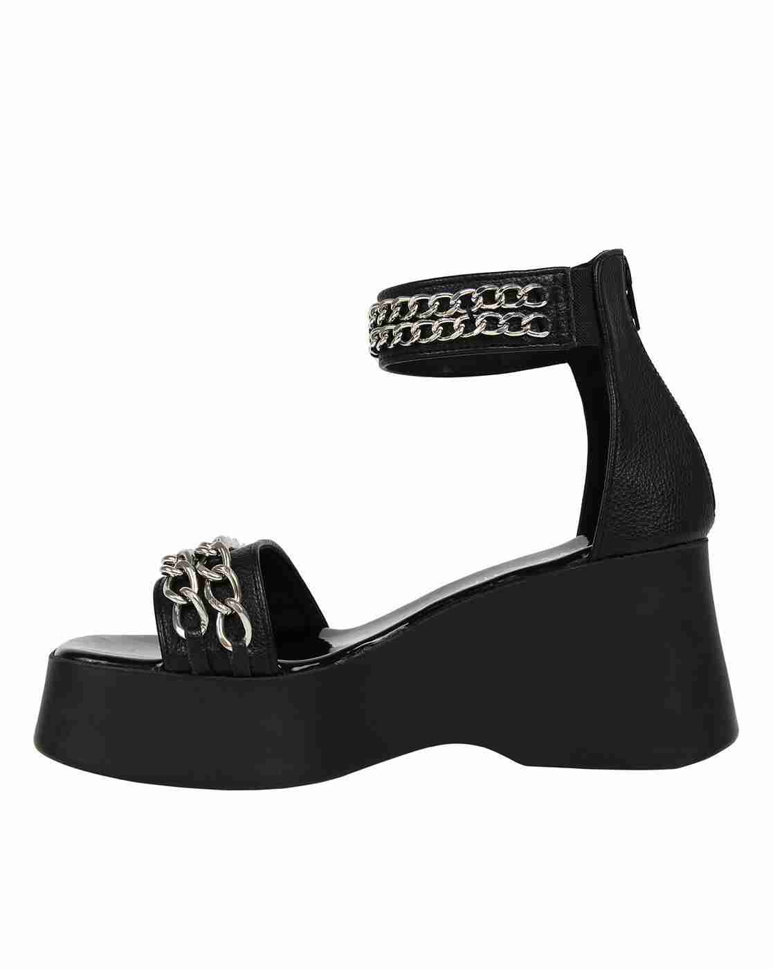 Embellished Strappy Platforms