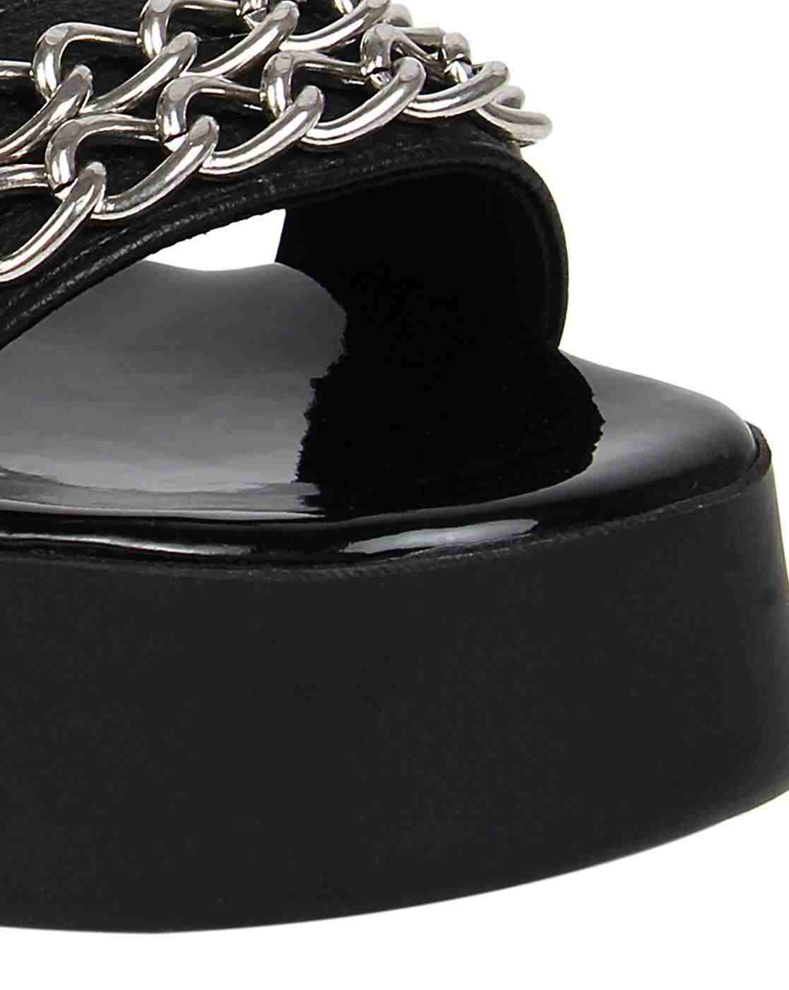 Embellished Strappy Platforms