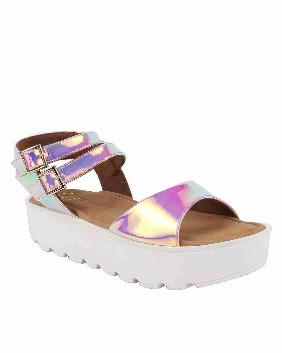 Platforms with Buckle Closure