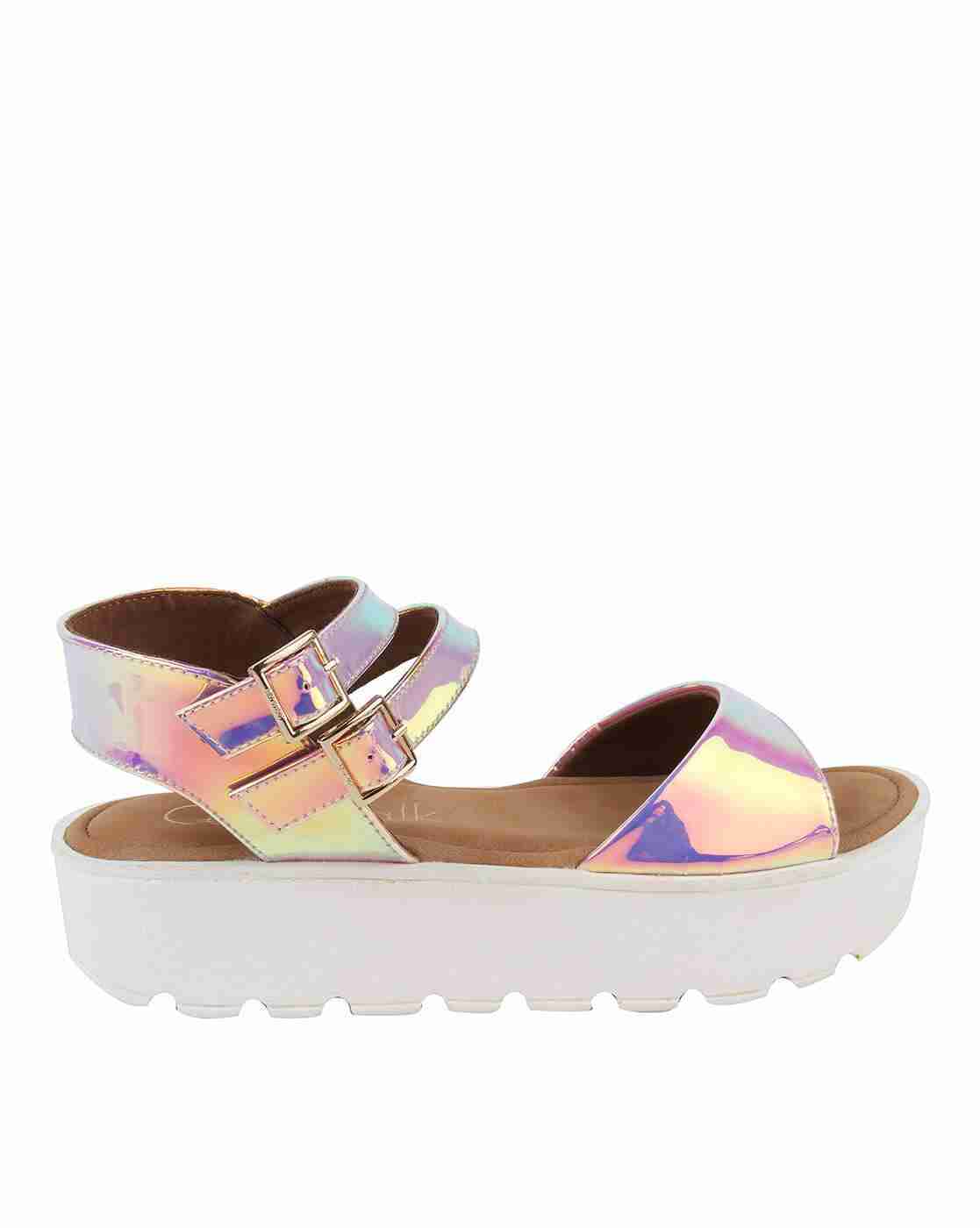 Platforms with Buckle Closure