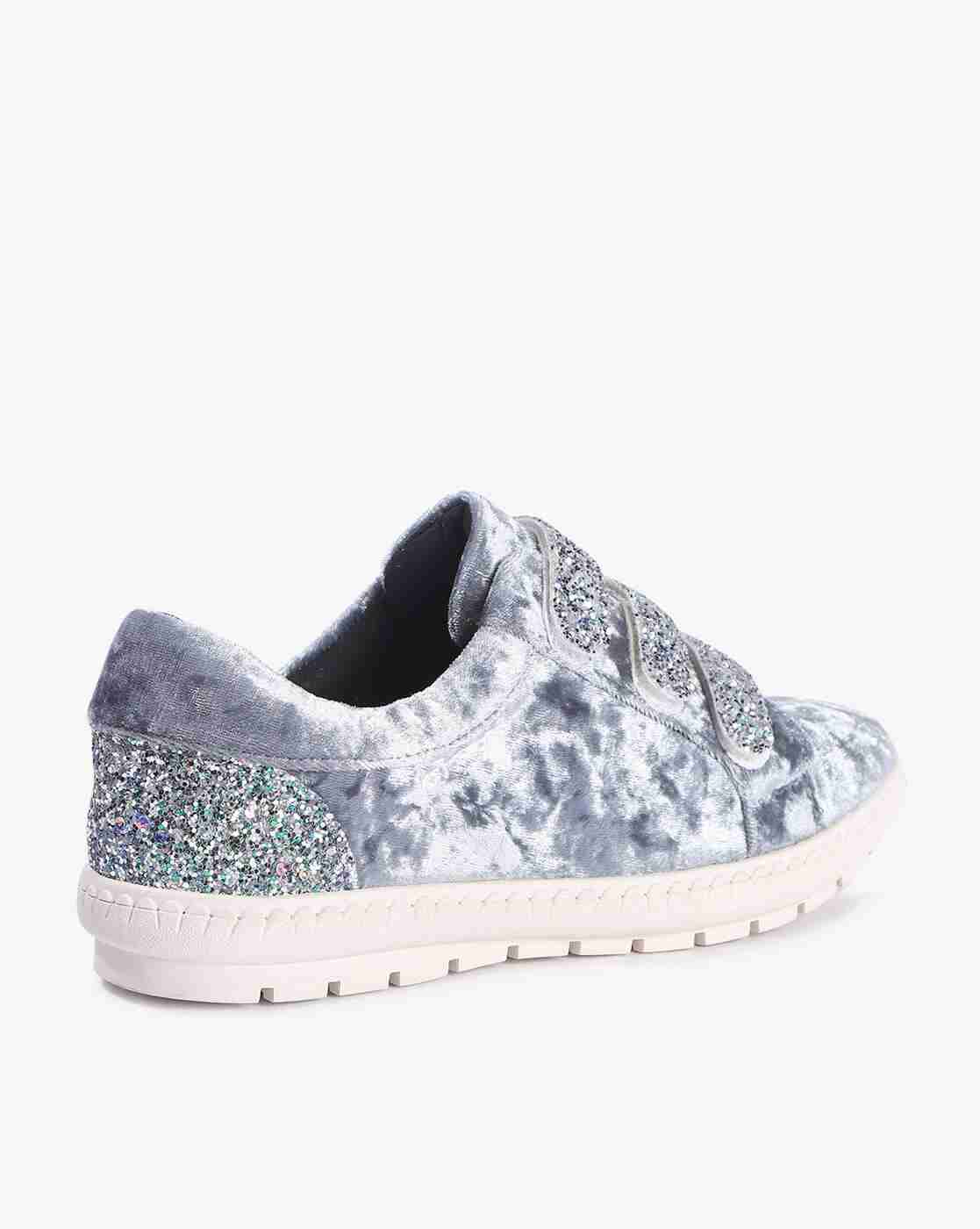 Textured Casual Shoes with Velcro Closure