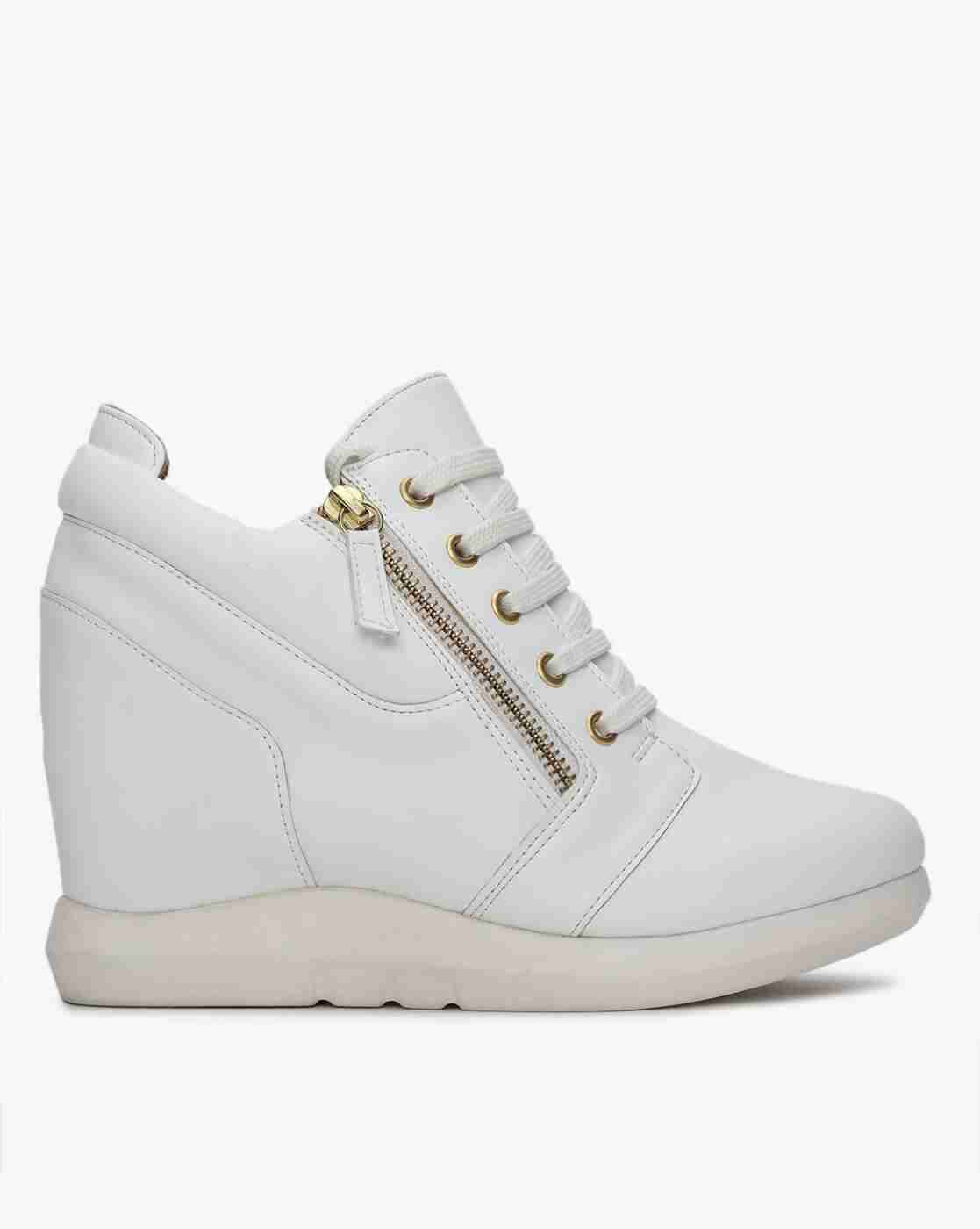 Lace-Up Boots with Zipper