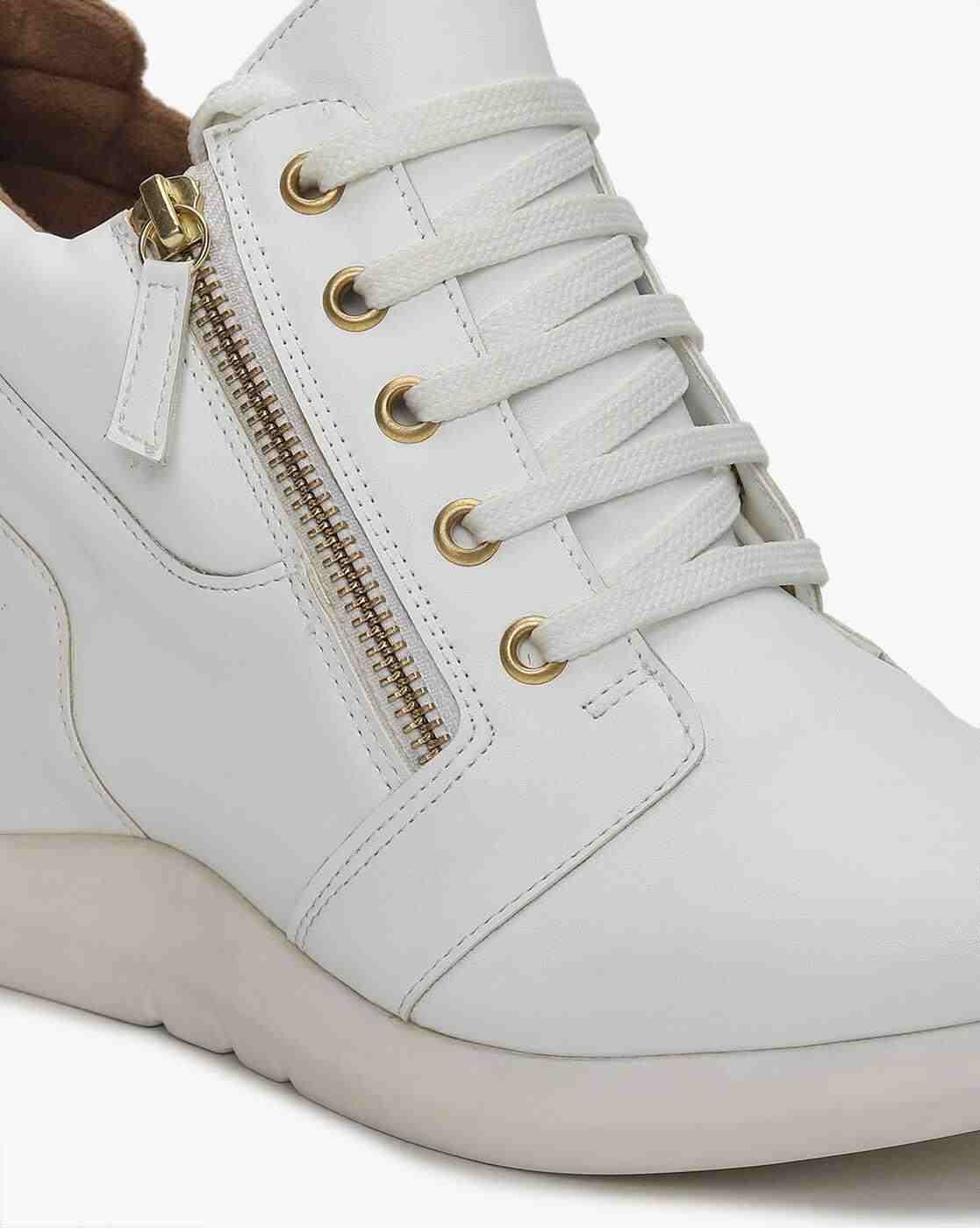 Lace-Up Boots with Zipper