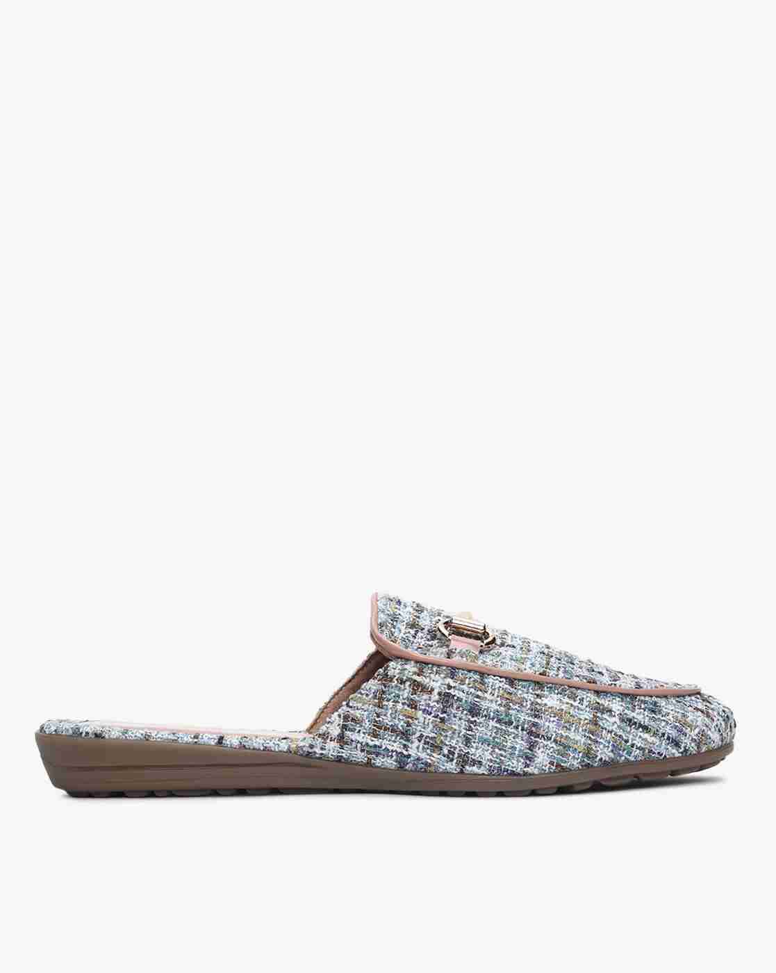 Textured Mule Sandals