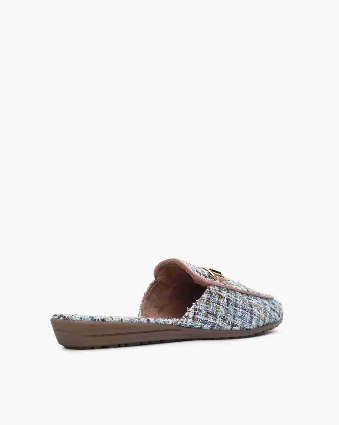 Textured Mule Sandals