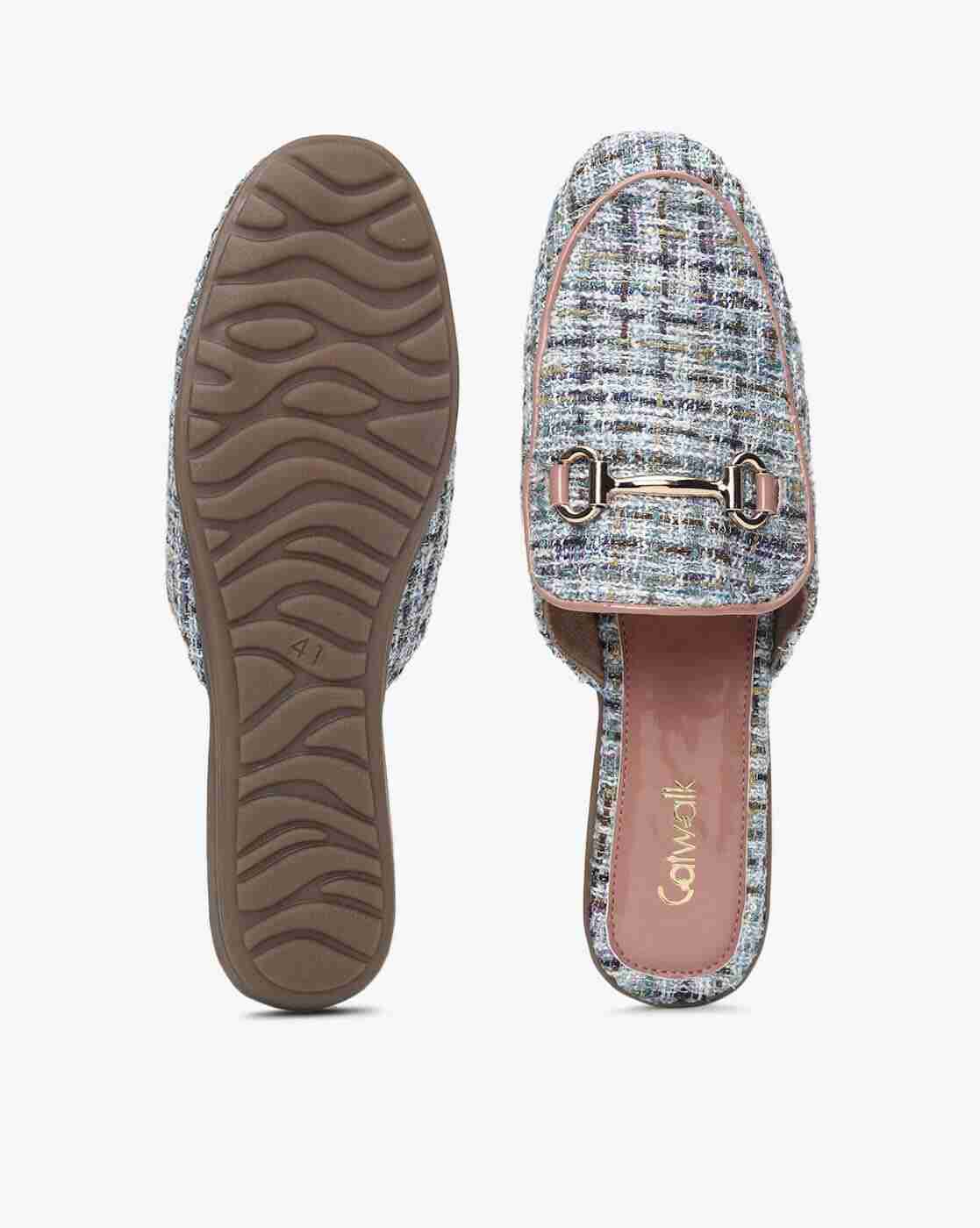 Textured Mule Sandals