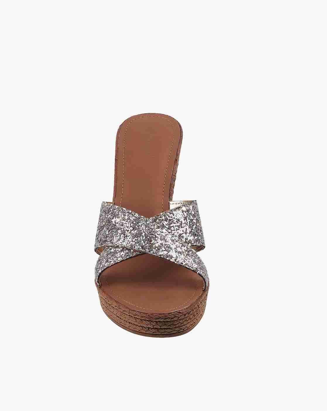 Women Embellished Chunky Heeled Sandals