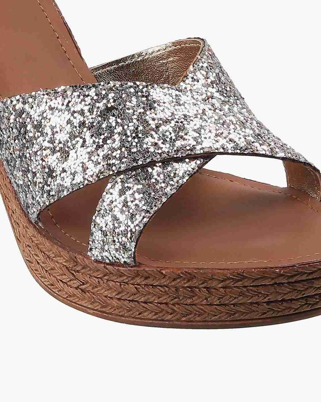 Women Embellished Chunky Heeled Sandals