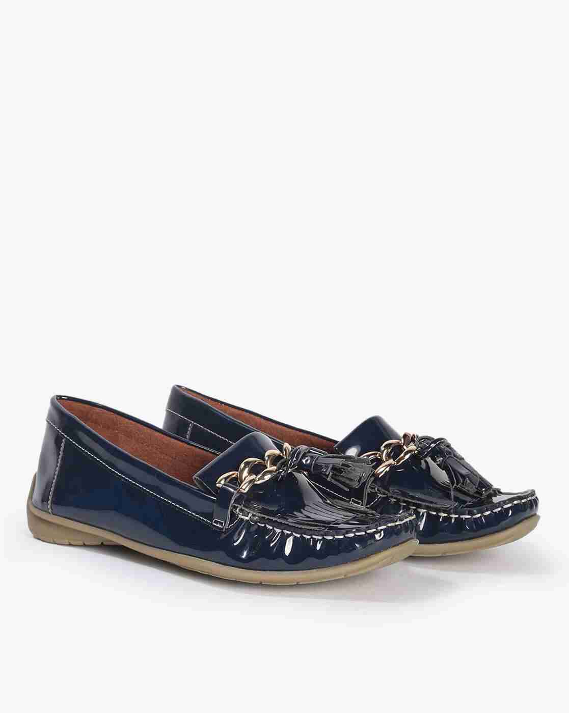 Boat Shoes with Metal Accent