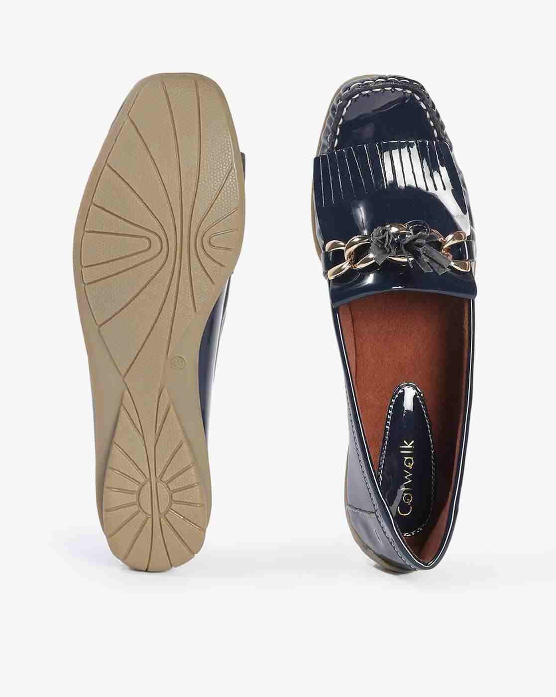 Boat Shoes with Metal Accent