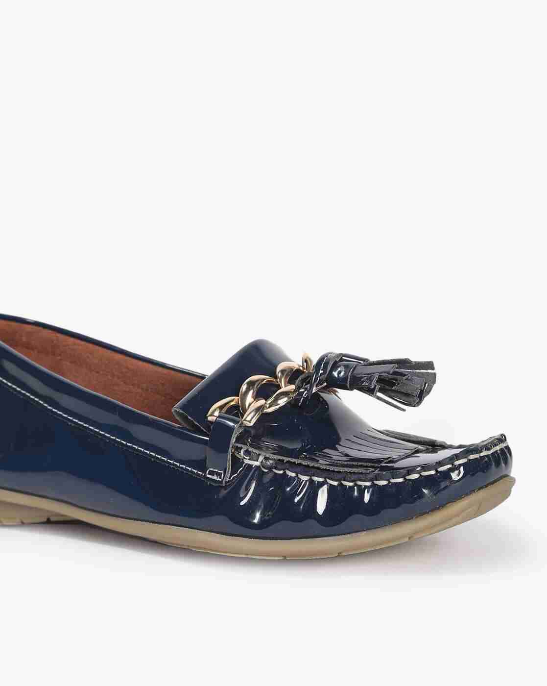 Boat Shoes with Metal Accent