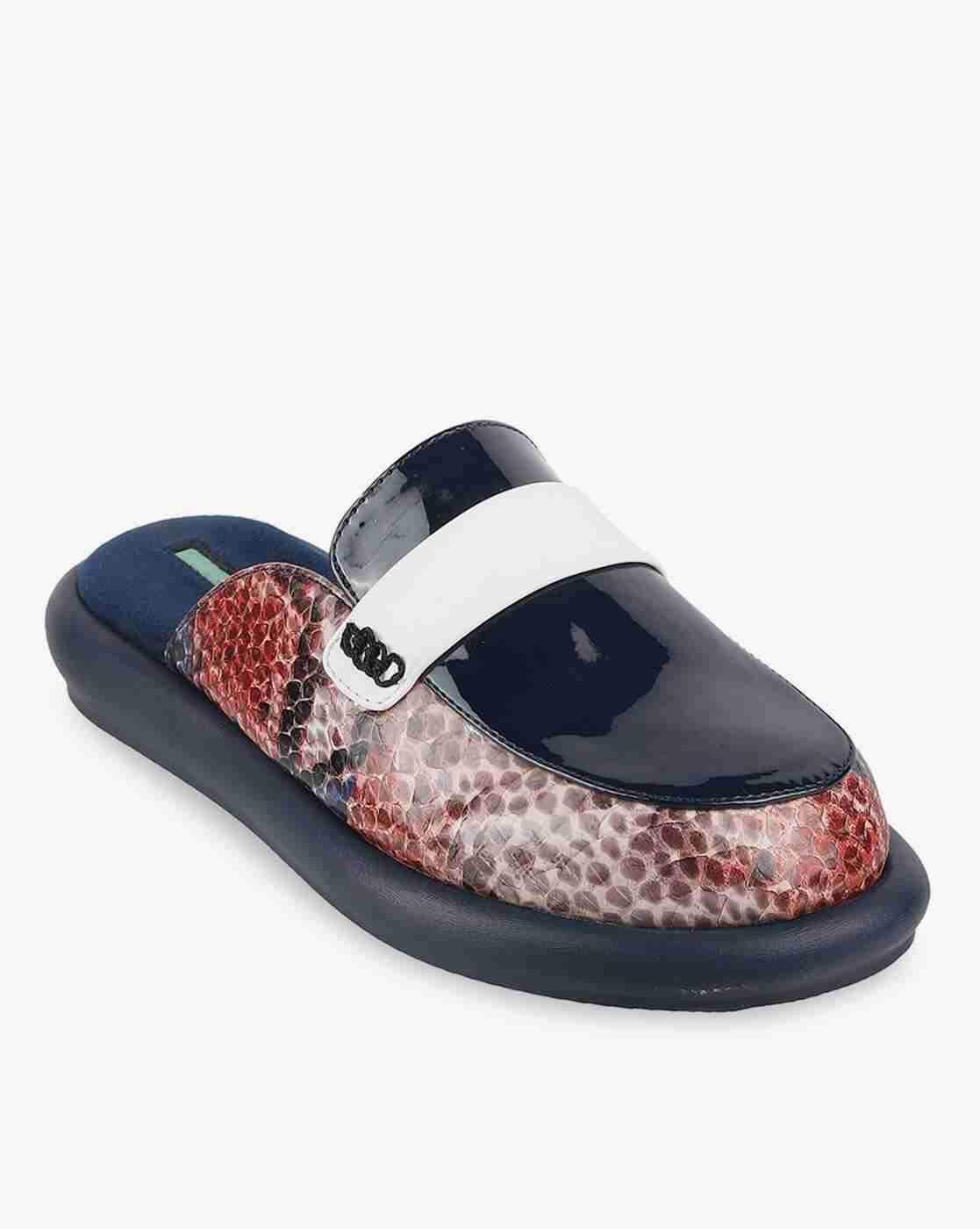 Women Croc-Embossed Mules