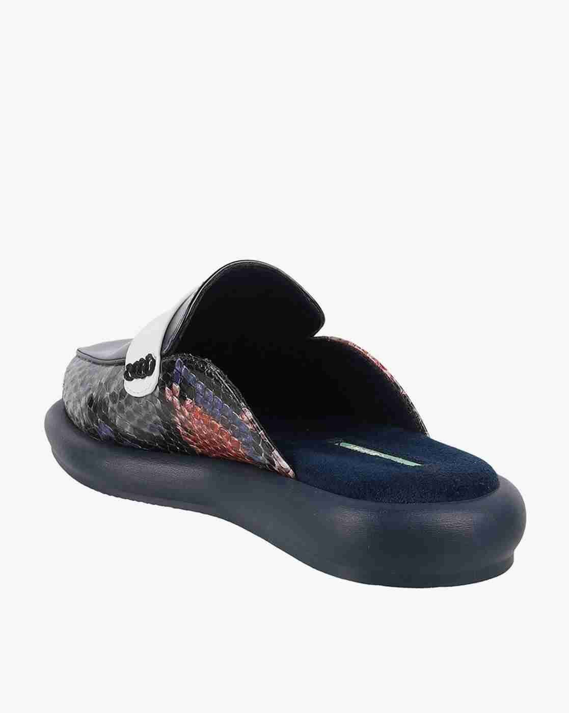 Women Croc-Embossed Mules