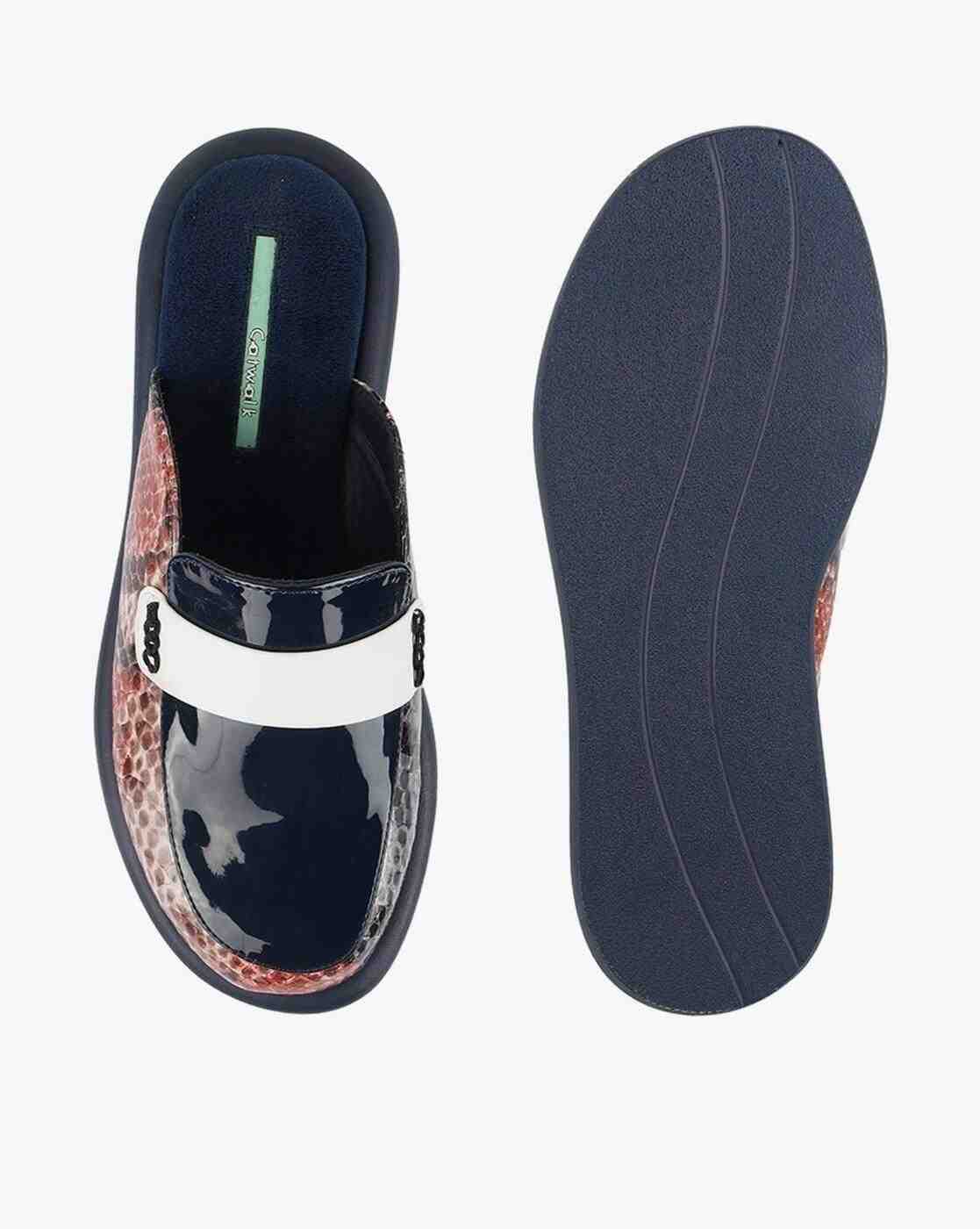 Women Croc-Embossed Mules