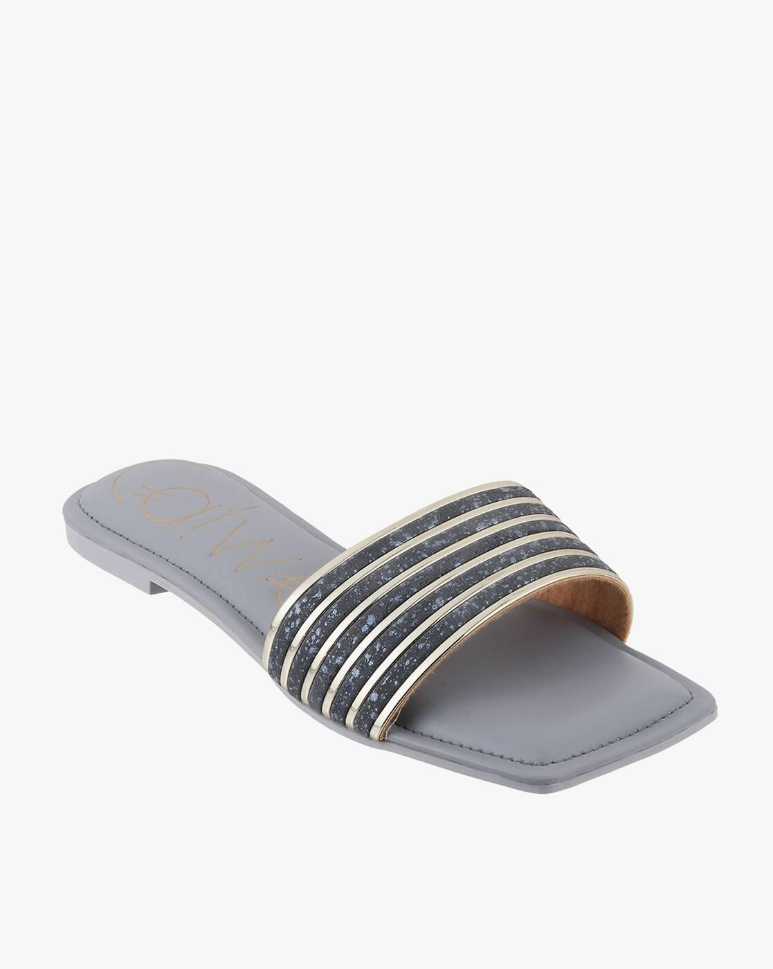 Women Square-Toe Slides