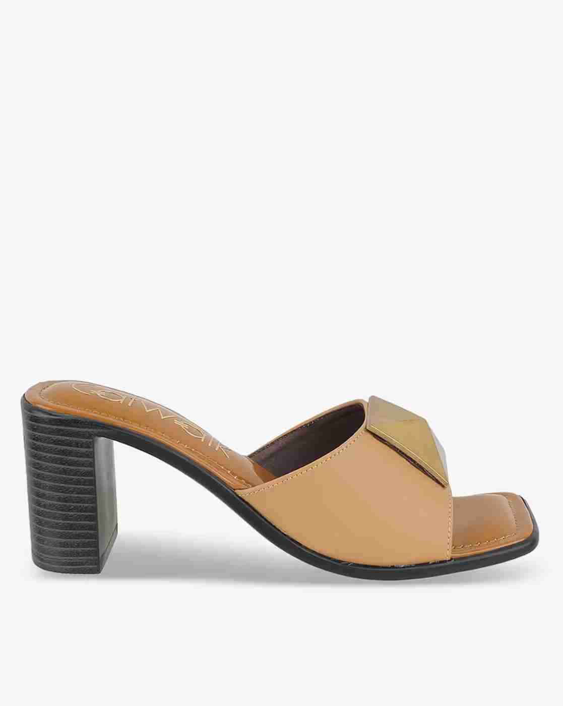 Women Blocked Heeled Sandals