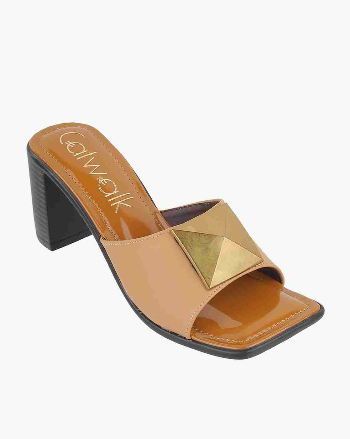 Women Blocked Heeled Sandals