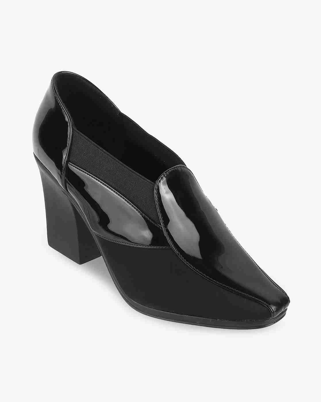 Women Slip-On Chunky-Heeled Shoes