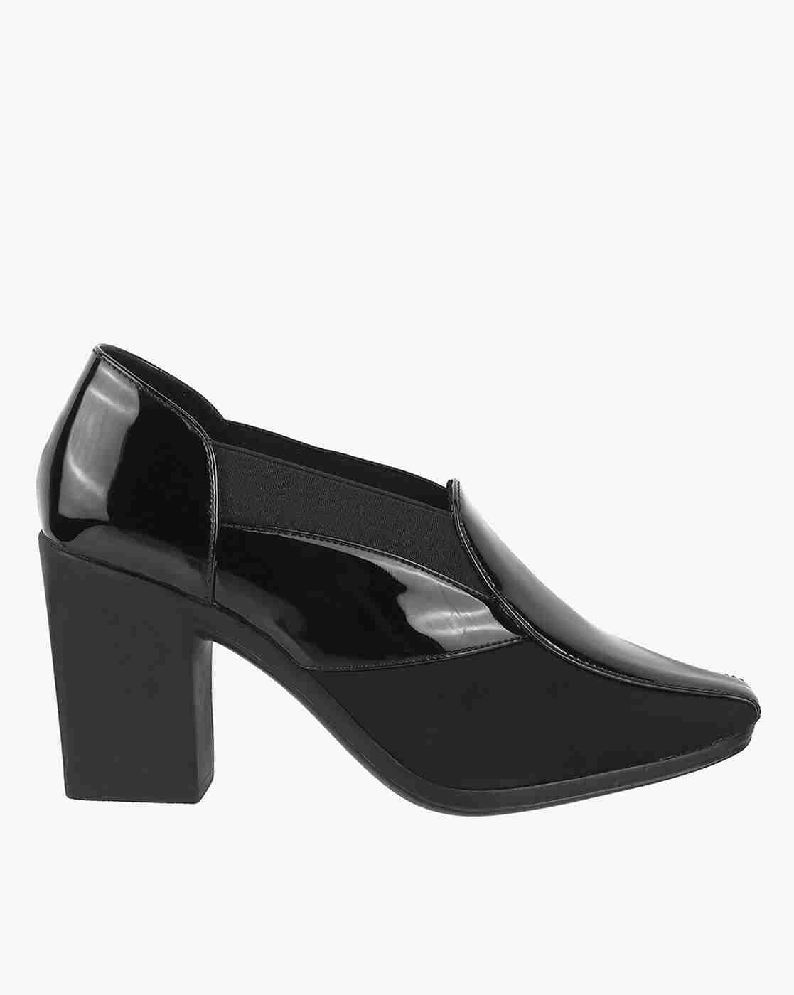 Women Slip-On Chunky-Heeled Shoes