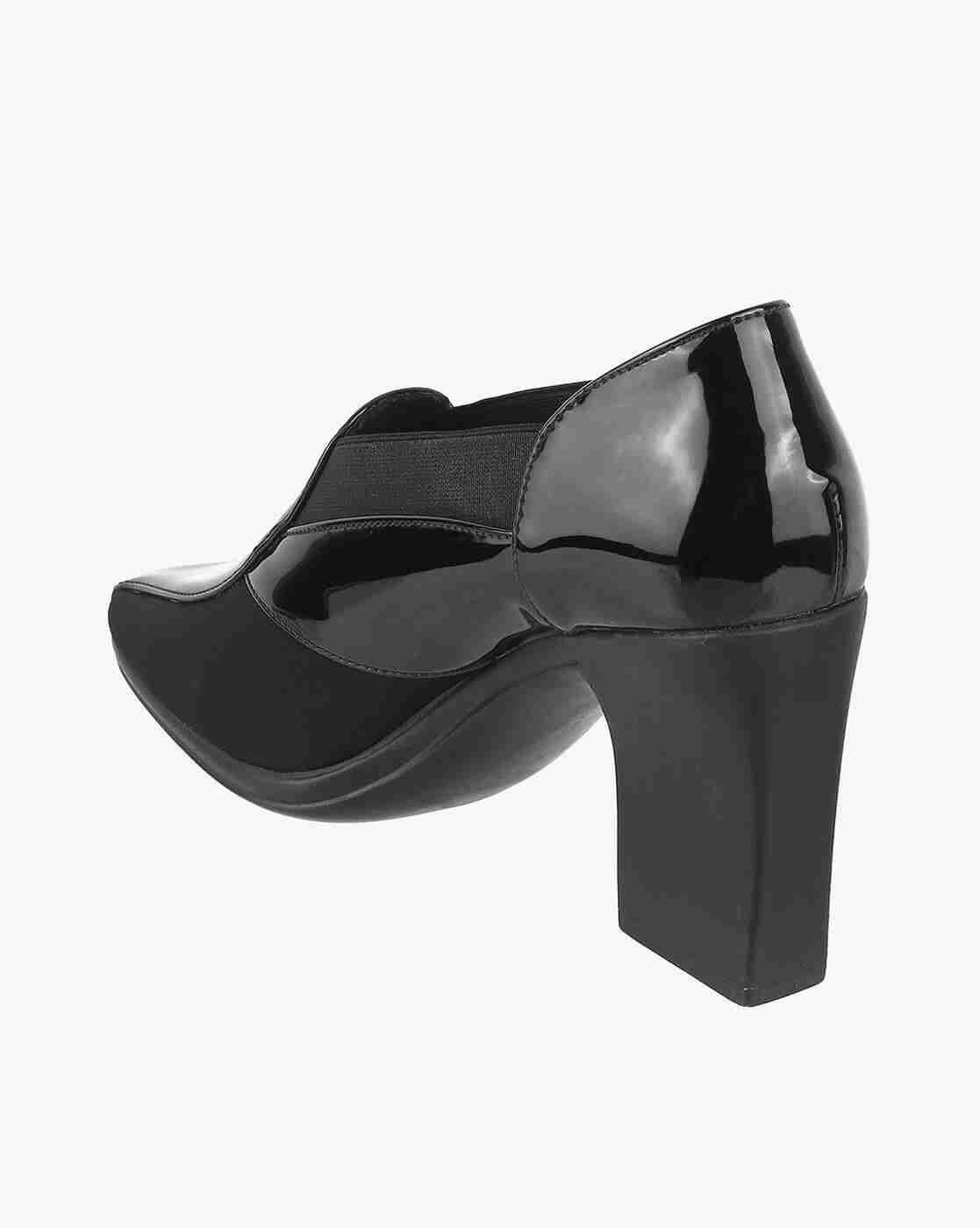 Women Slip-On Chunky-Heeled Shoes