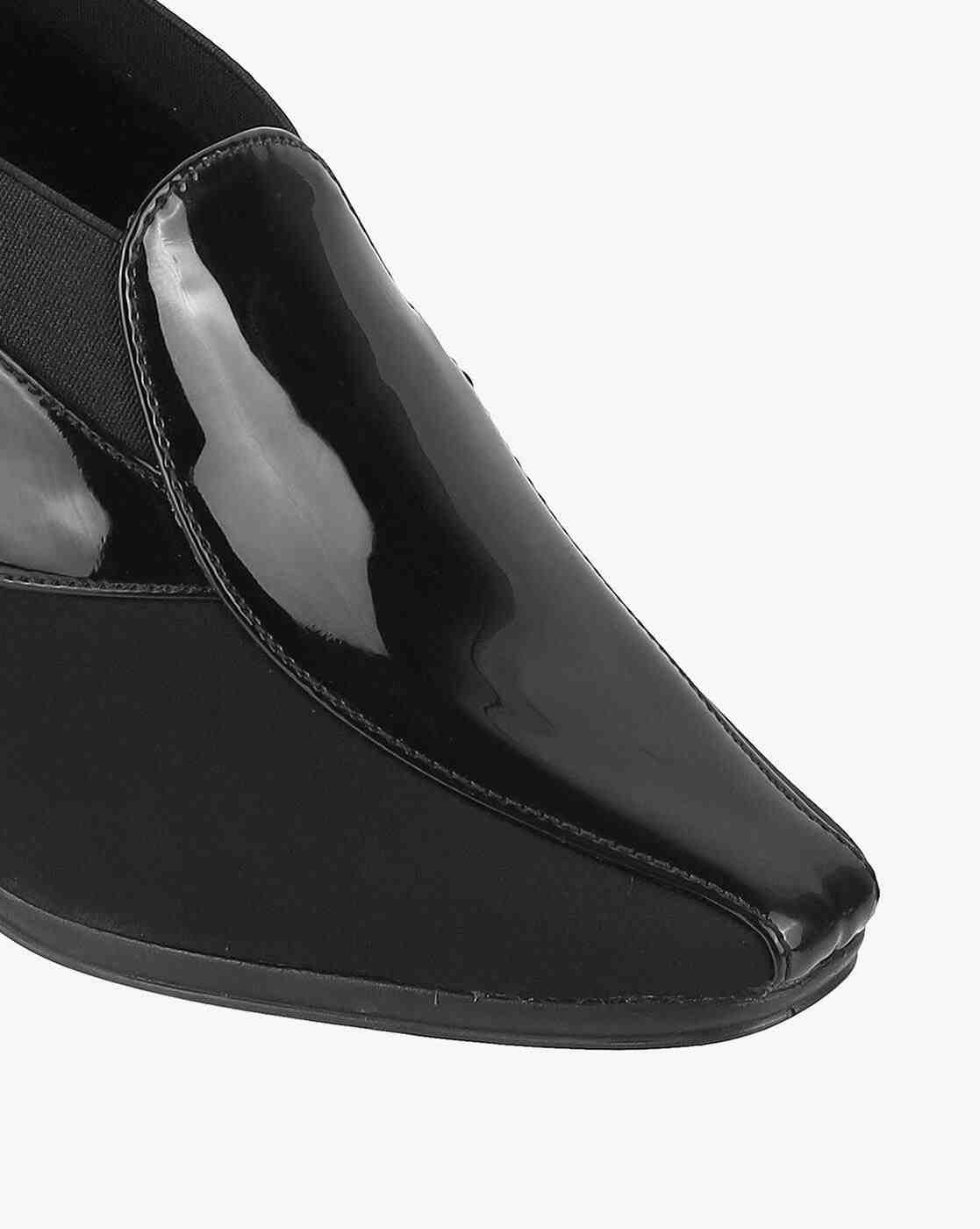 Women Slip-On Chunky-Heeled Shoes