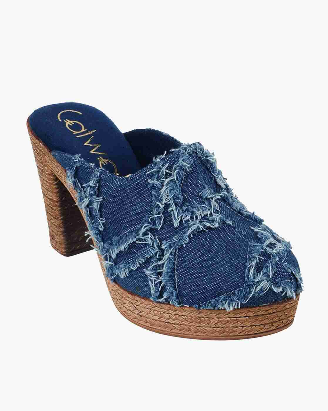 Women Round-Toe Block Heeled Sandals