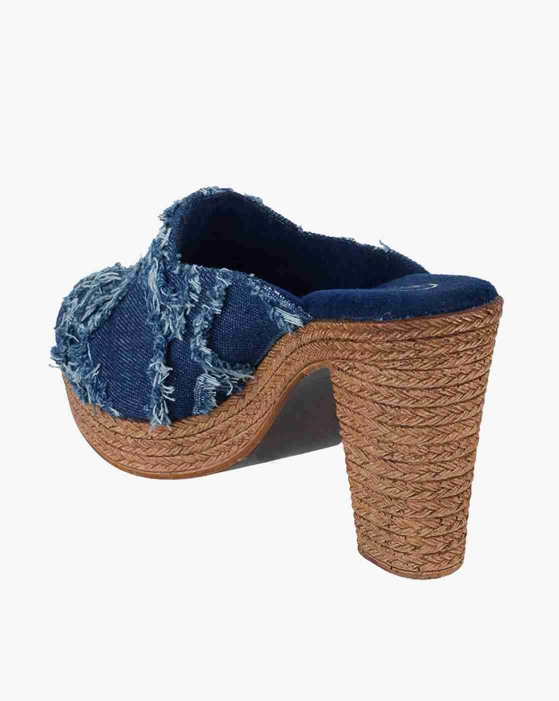 Women Round-Toe Block Heeled Sandals