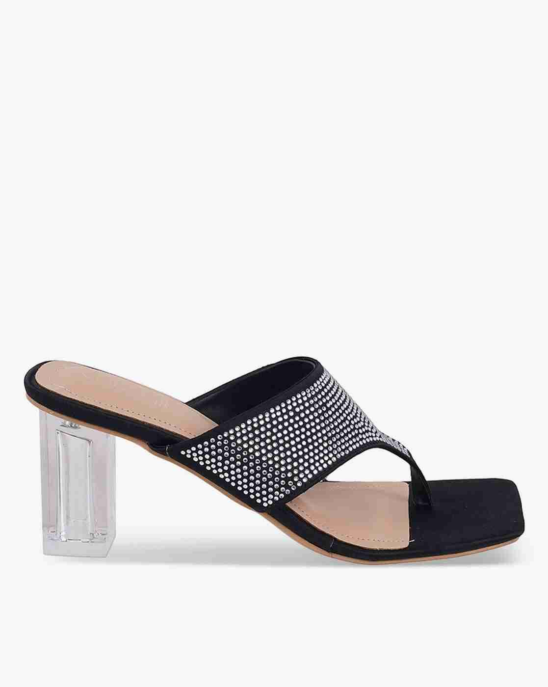Women Embellished Block Heeled Sandals