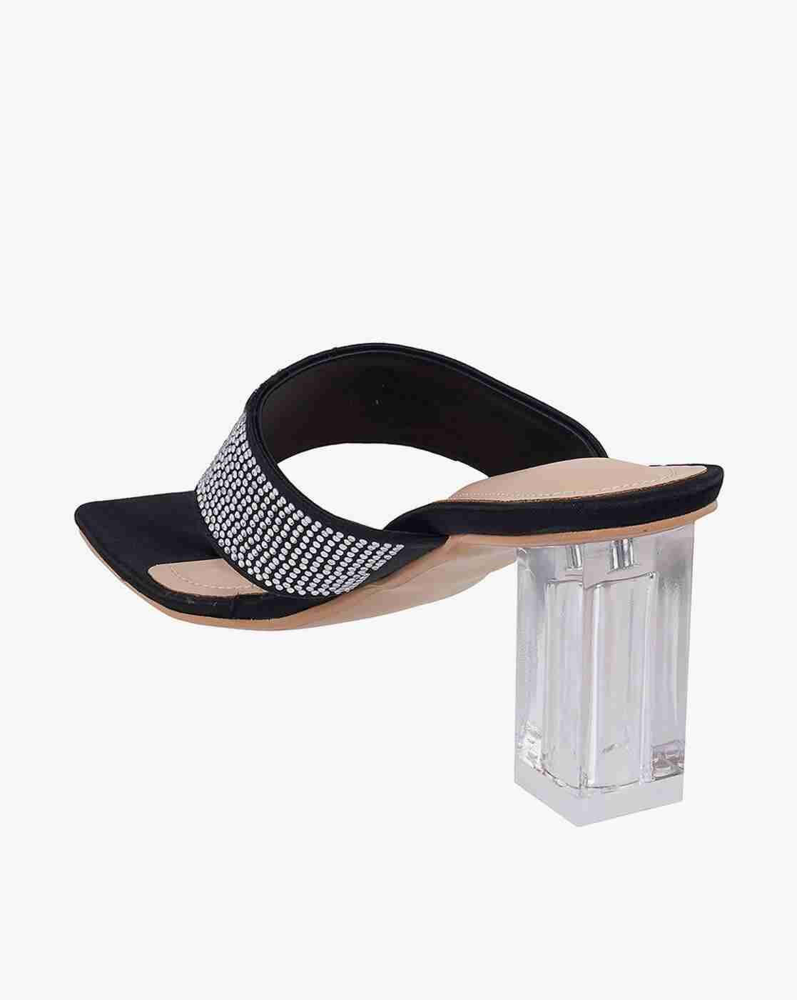 Women Embellished Block Heeled Sandals