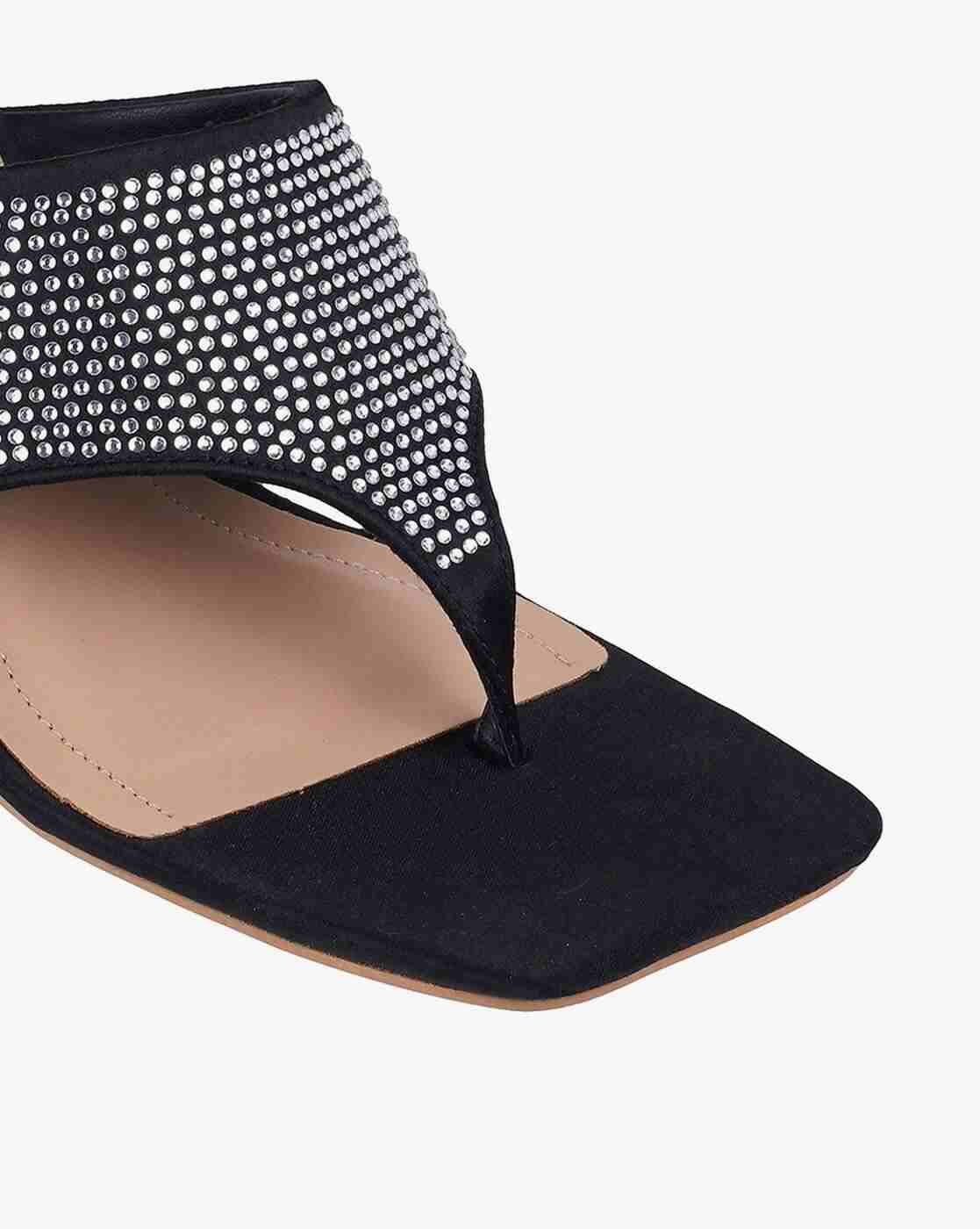 Women Embellished Block Heeled Sandals