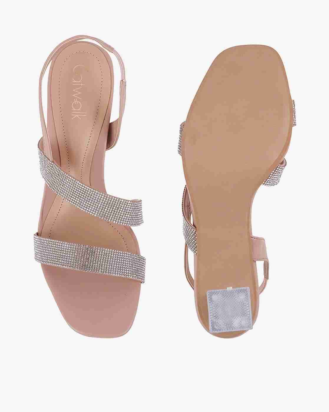 Women Embellished Block Heeled Sandals