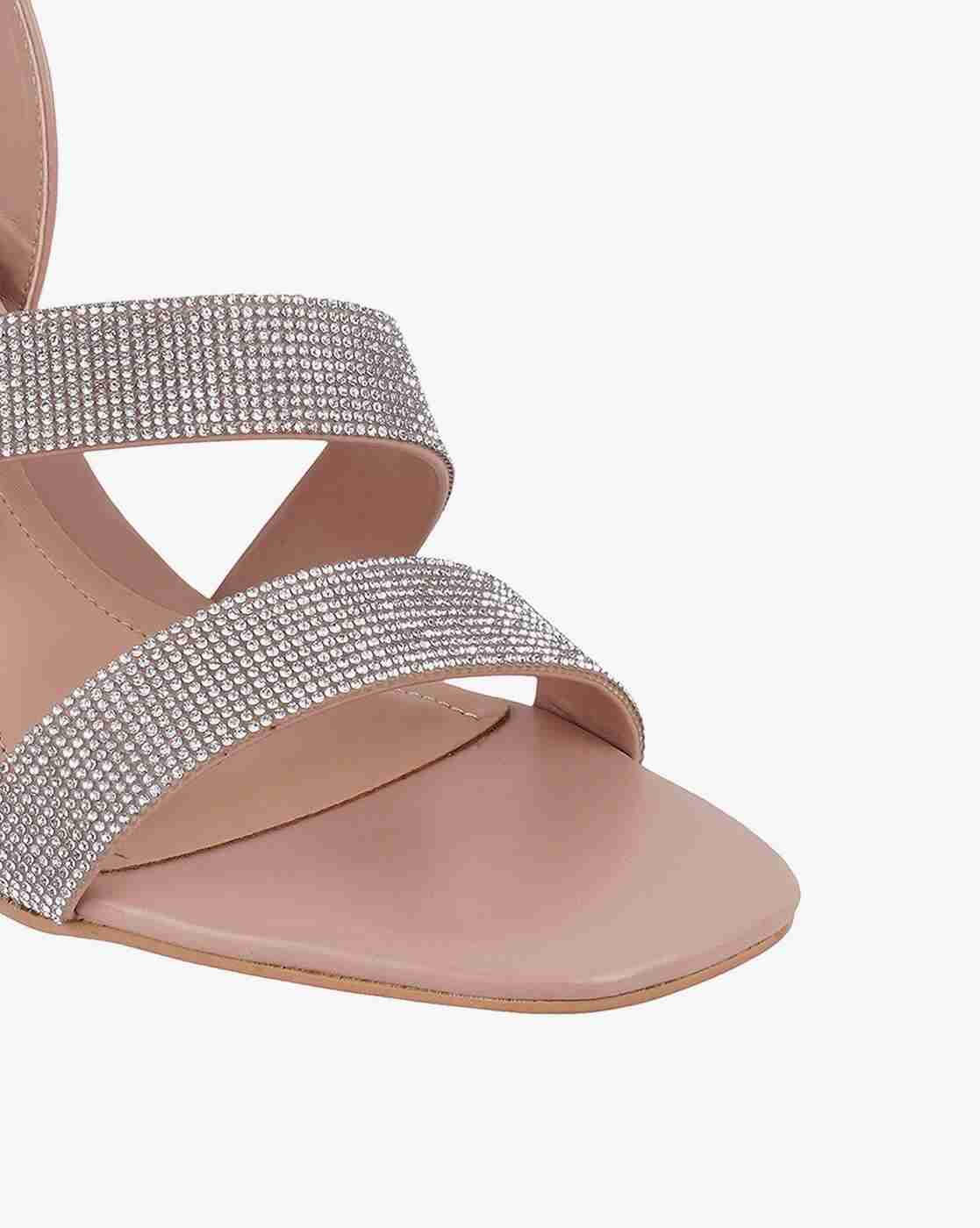 Women Embellished Block Heeled Sandals