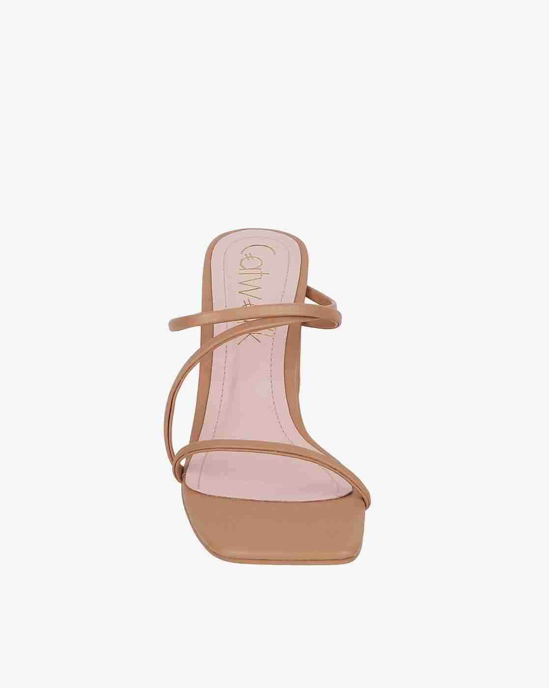 Women Strappy Chunky Heeled Sandals
