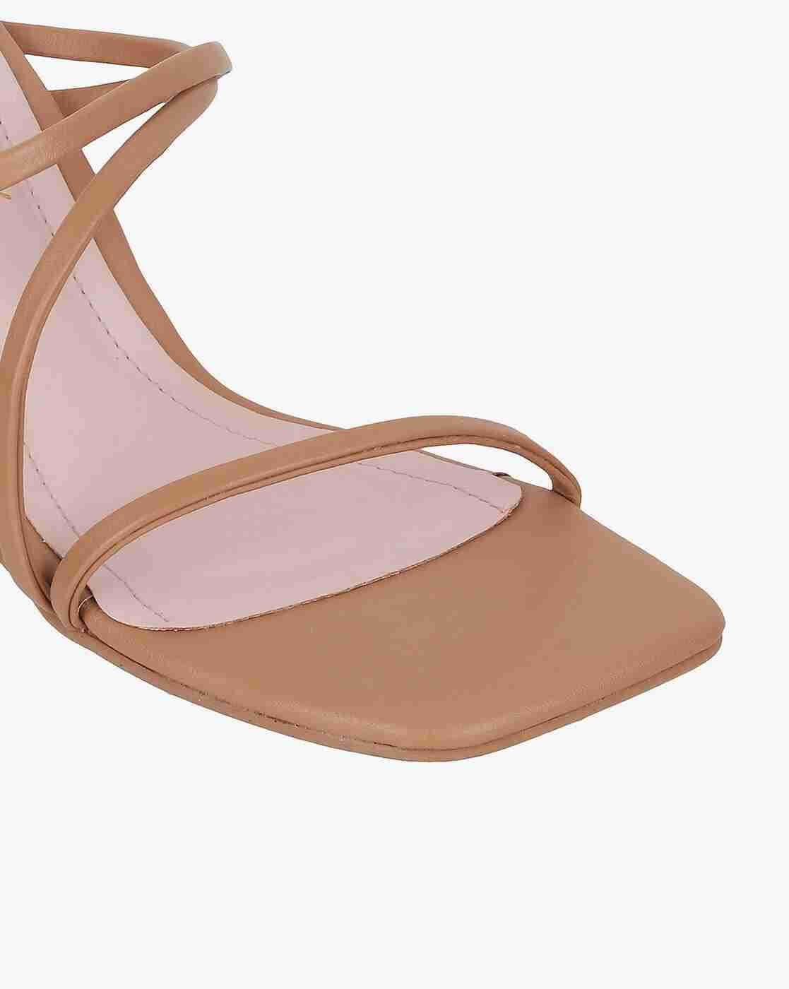 Women Strappy Chunky Heeled Sandals