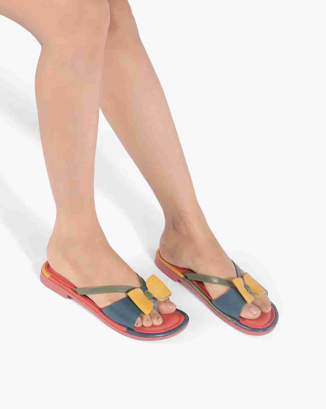 Women Open-Toe Slip-On Sandals