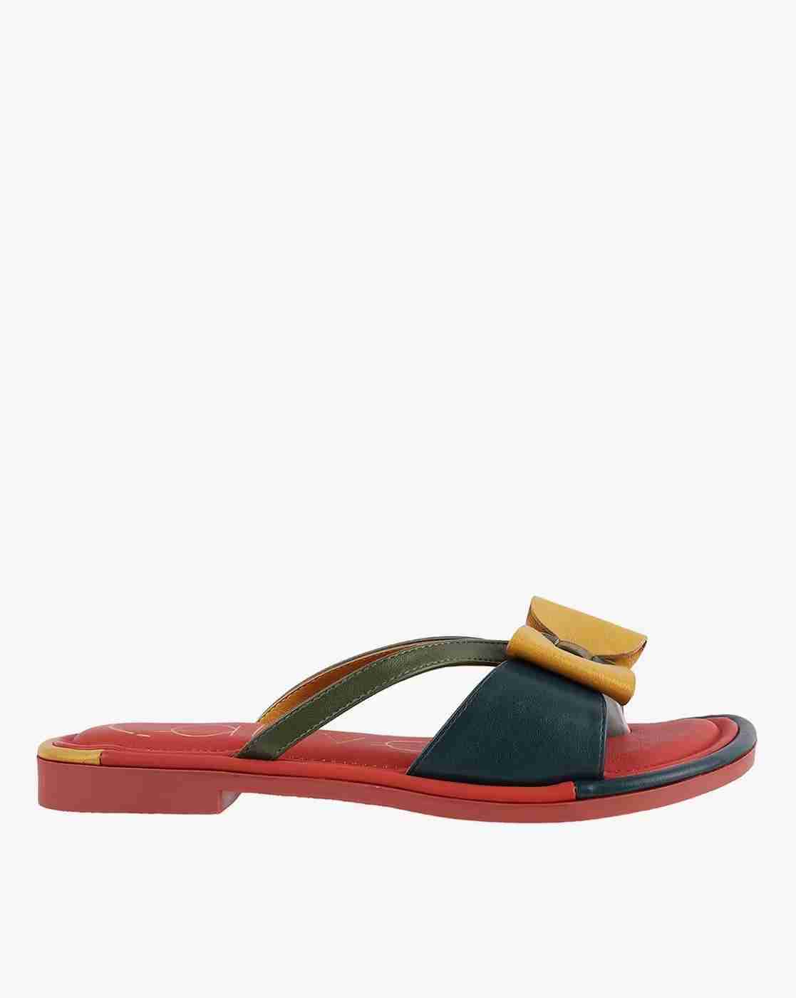 Women Open-Toe Slip-On Sandals