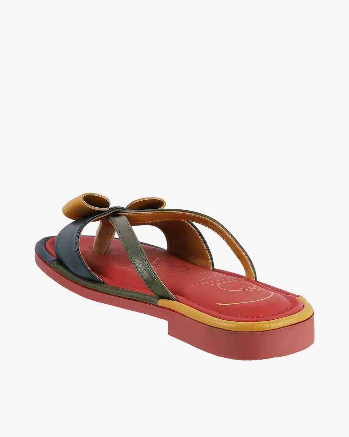 Women Open-Toe Slip-On Sandals