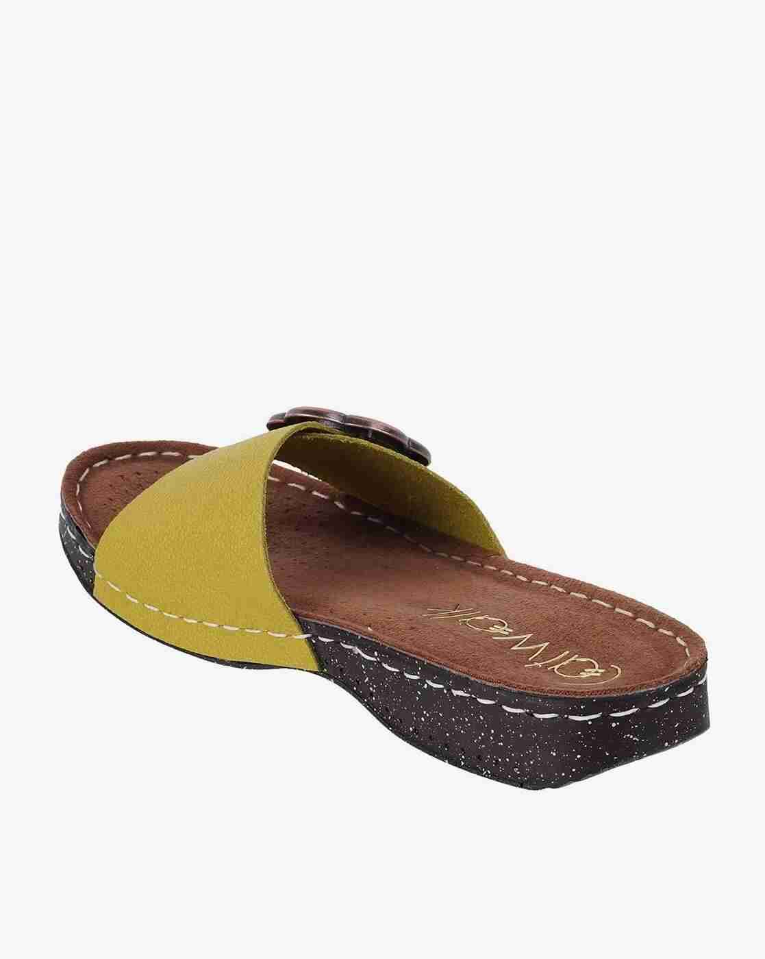 Women Brand Print Open-Toe Platforms