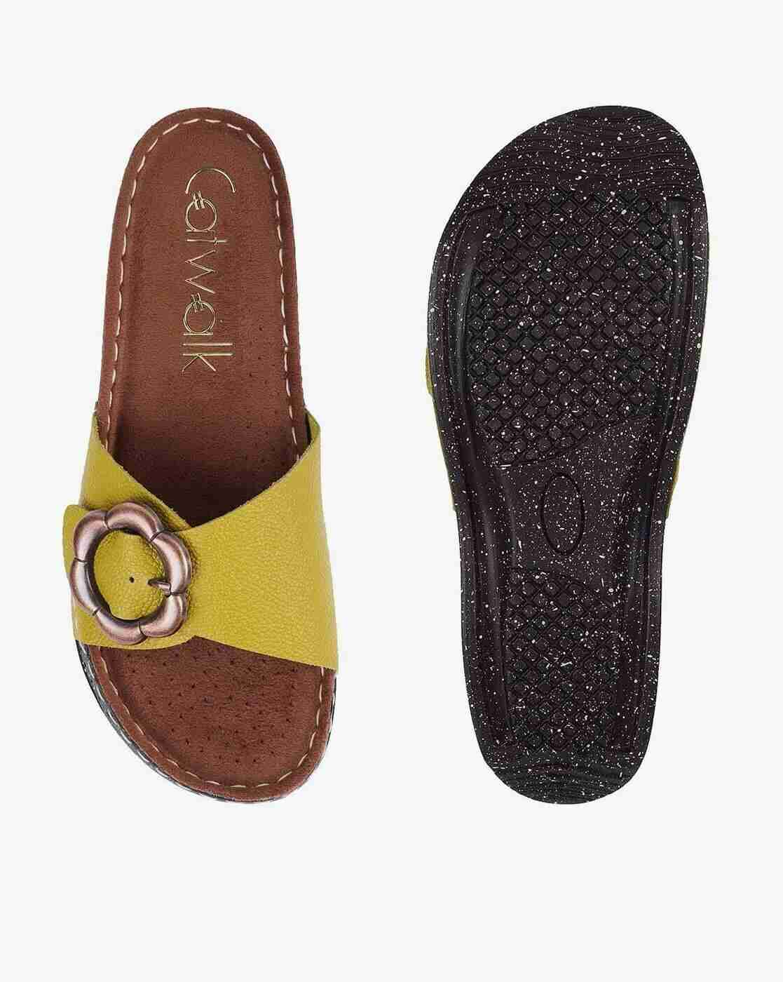 Women Brand Print Open-Toe Platforms