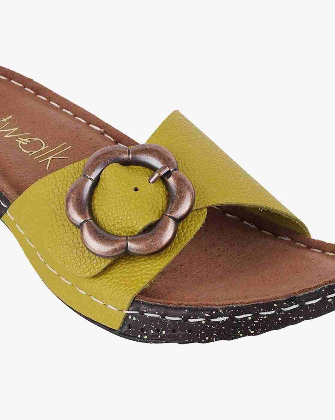 Women Brand Print Open-Toe Platforms