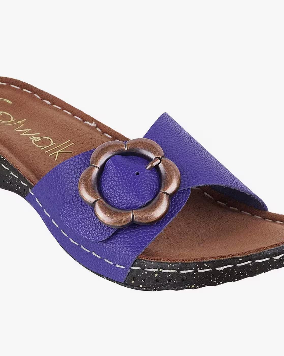 Women Brand Print Open-Toe Platforms