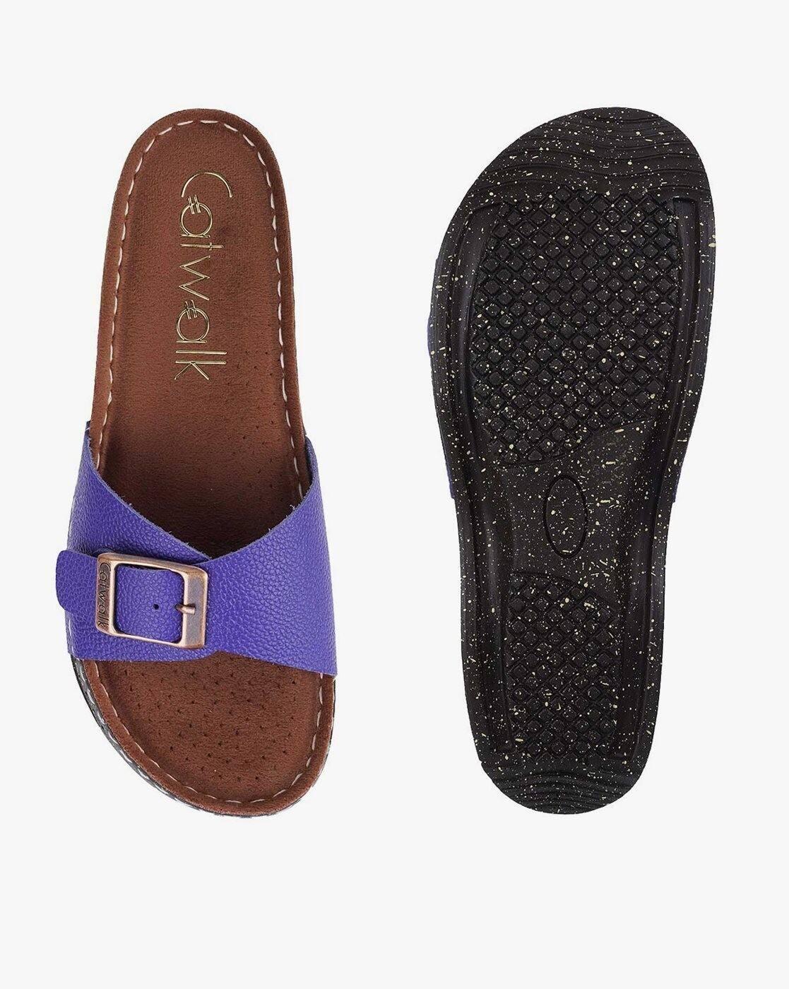 Women Platforms with Buckle-Closure