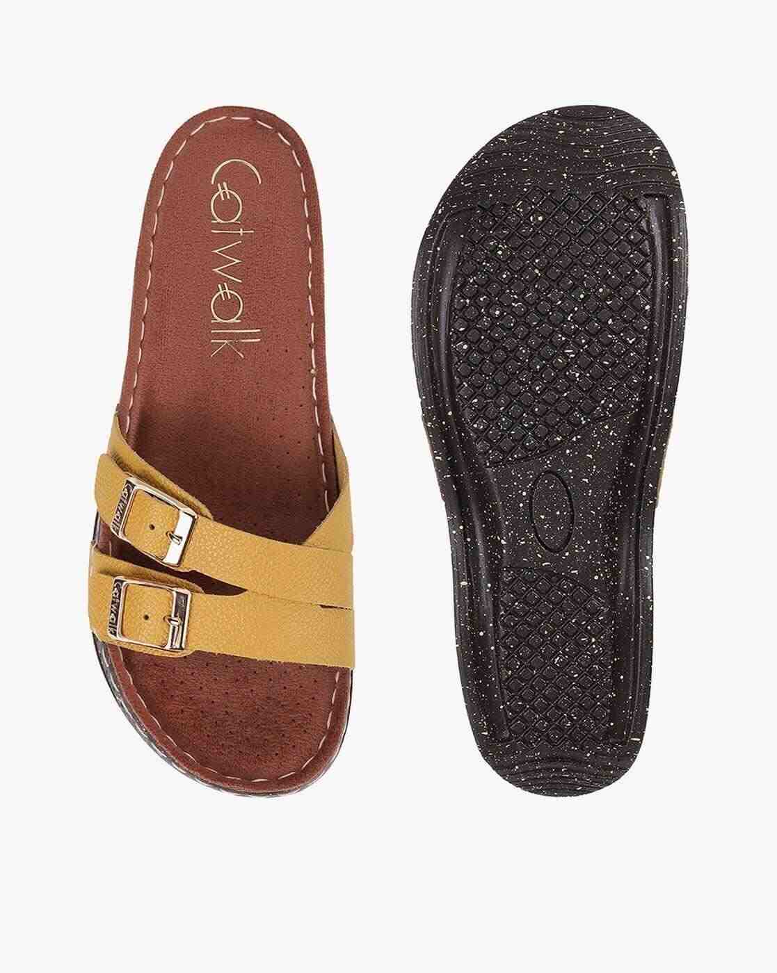 Women Genuine Leather Slip-On Sandals