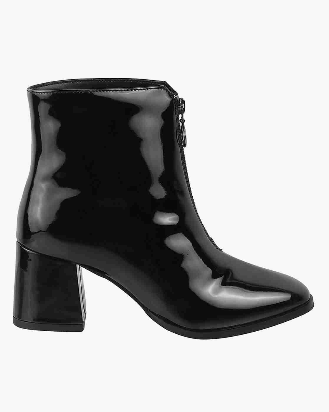 Women Heeled Ankle-Length Boots