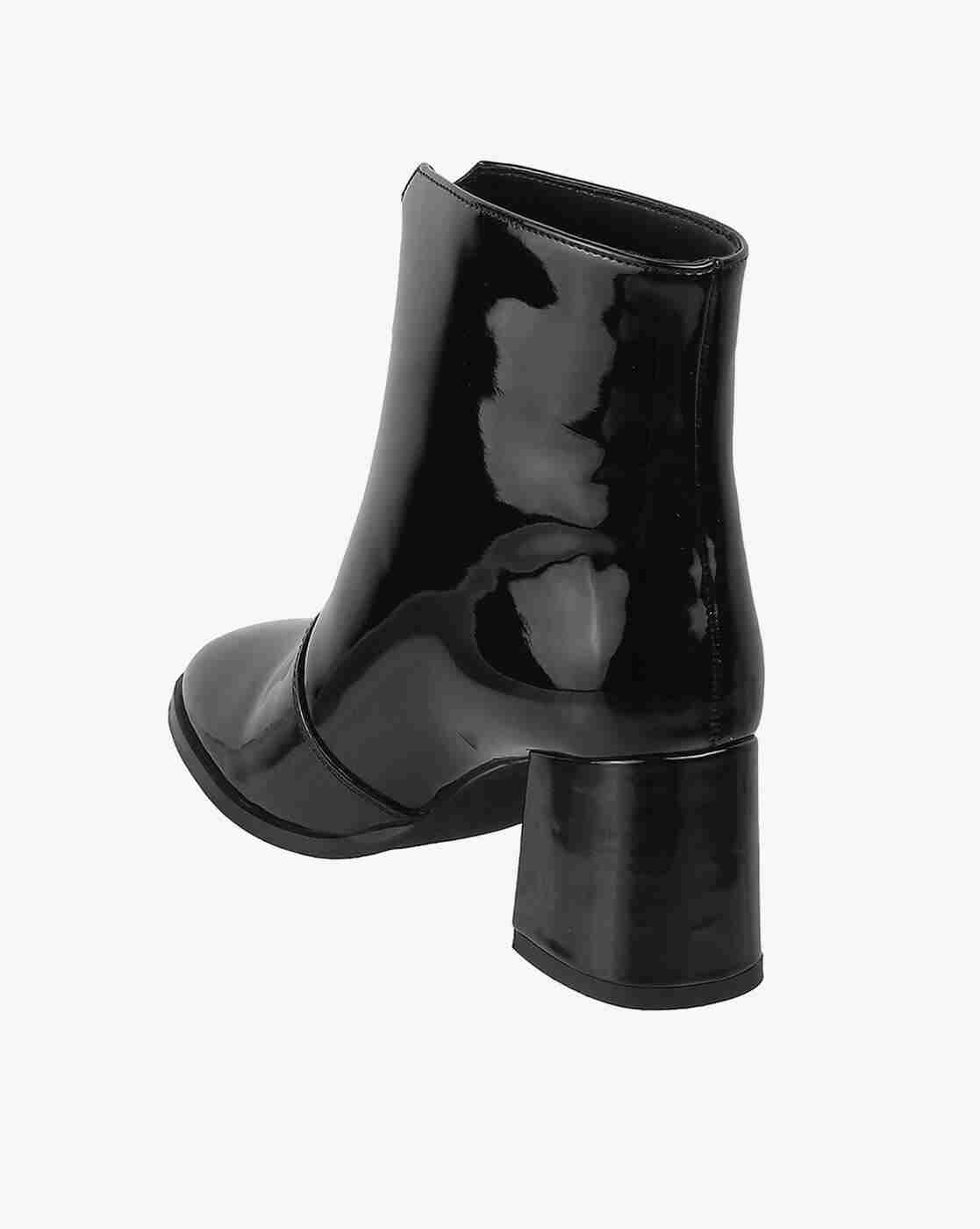 Women Heeled Ankle-Length Boots