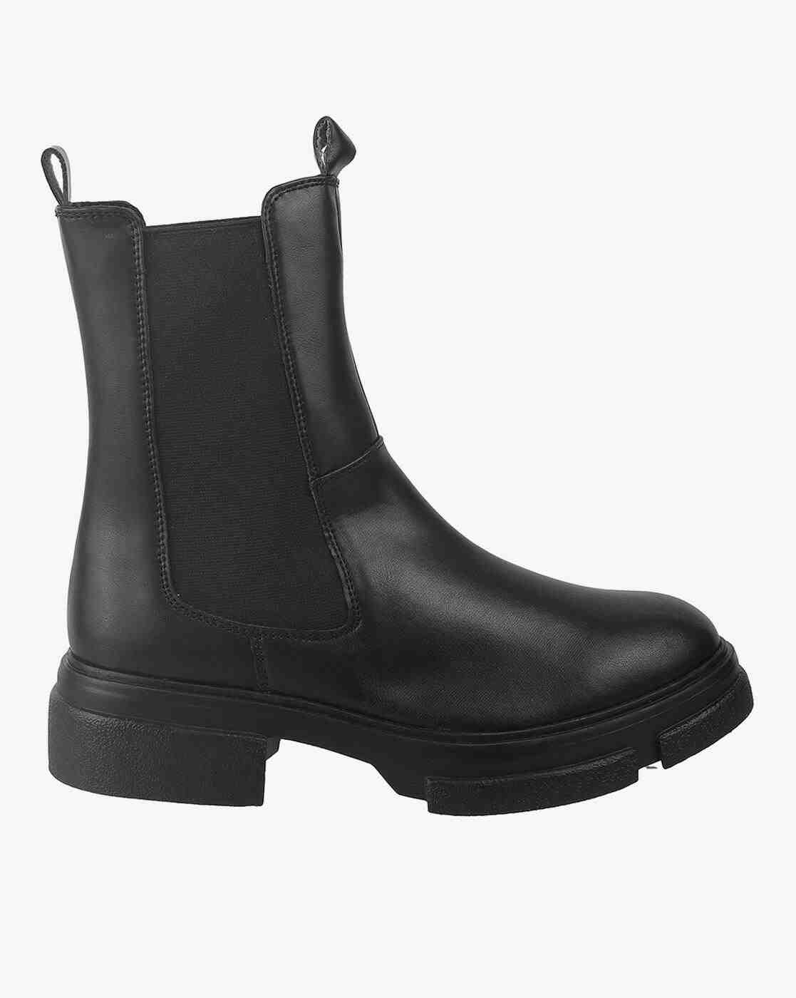 Women Slip-On Mid-Calf Length Boots