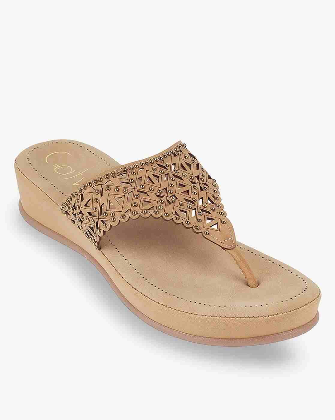 Women Thong-Strap Wedges