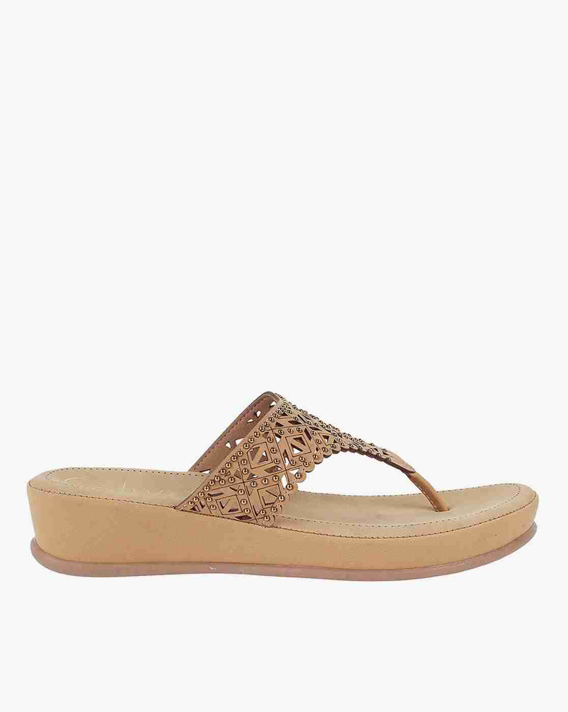 Women Thong-Strap Wedges