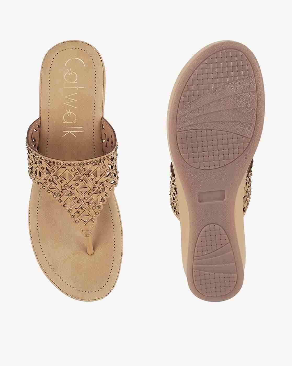 Women Thong-Strap Wedges