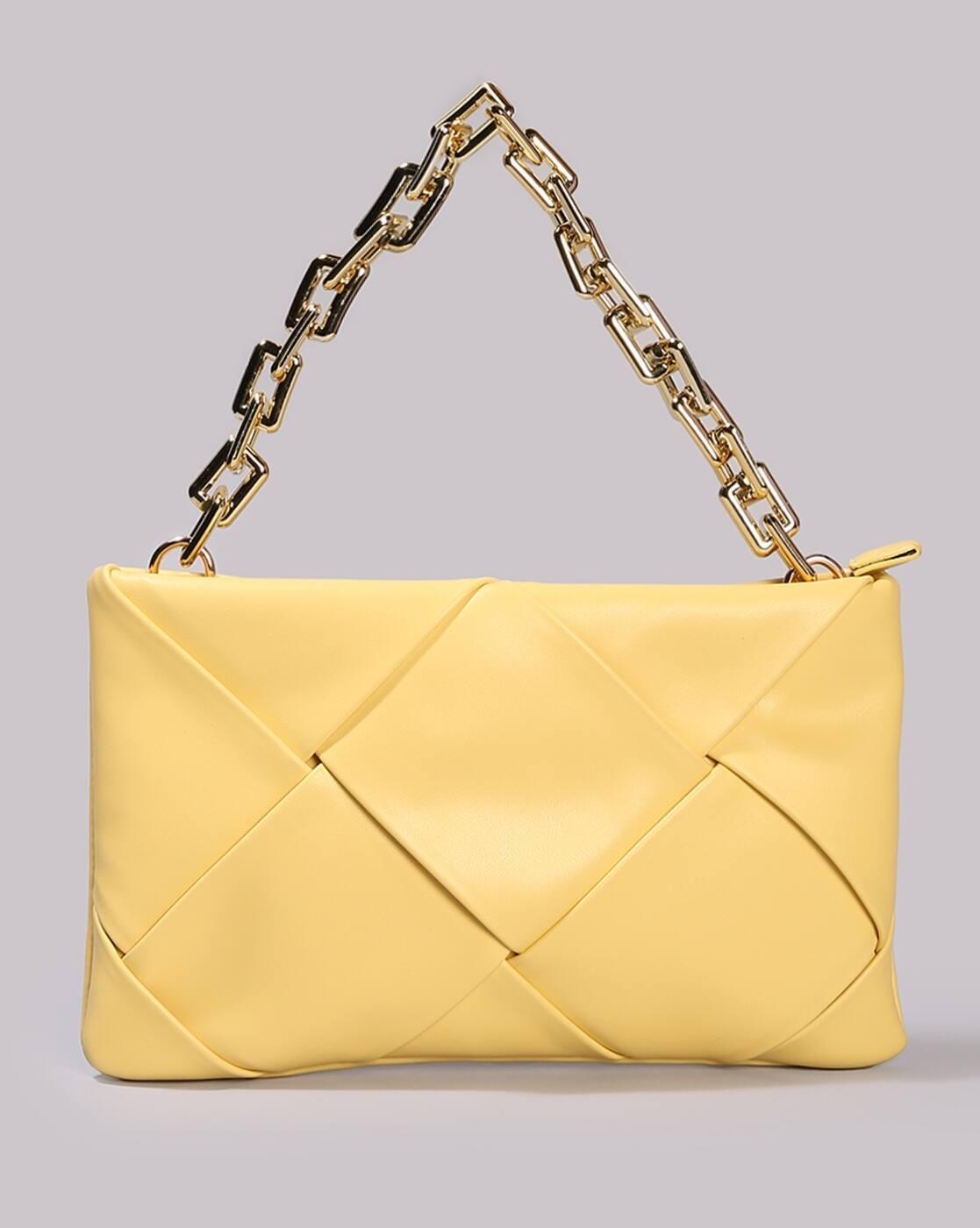 Women Clutch with Metal Logo